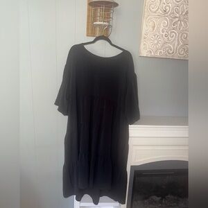 Oddy Black Flowy Dress